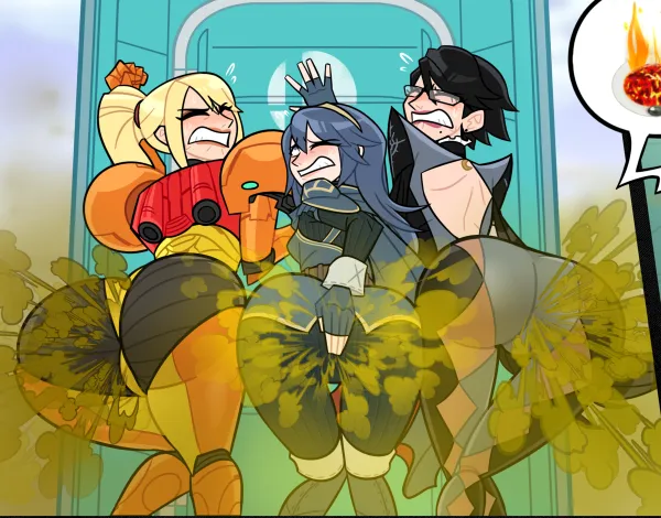 Palutena, Lucina, Samus & Bayonetta's Stall Free-For-All