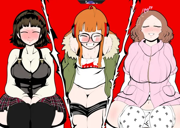 Ann, Futaba, Haru, and Makoto Let It All Out!!